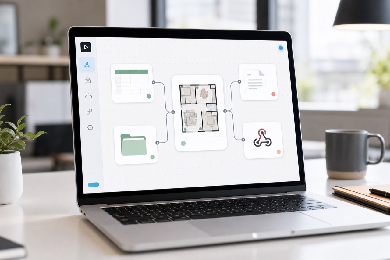 Shared LogicSpace project record for connected workflows